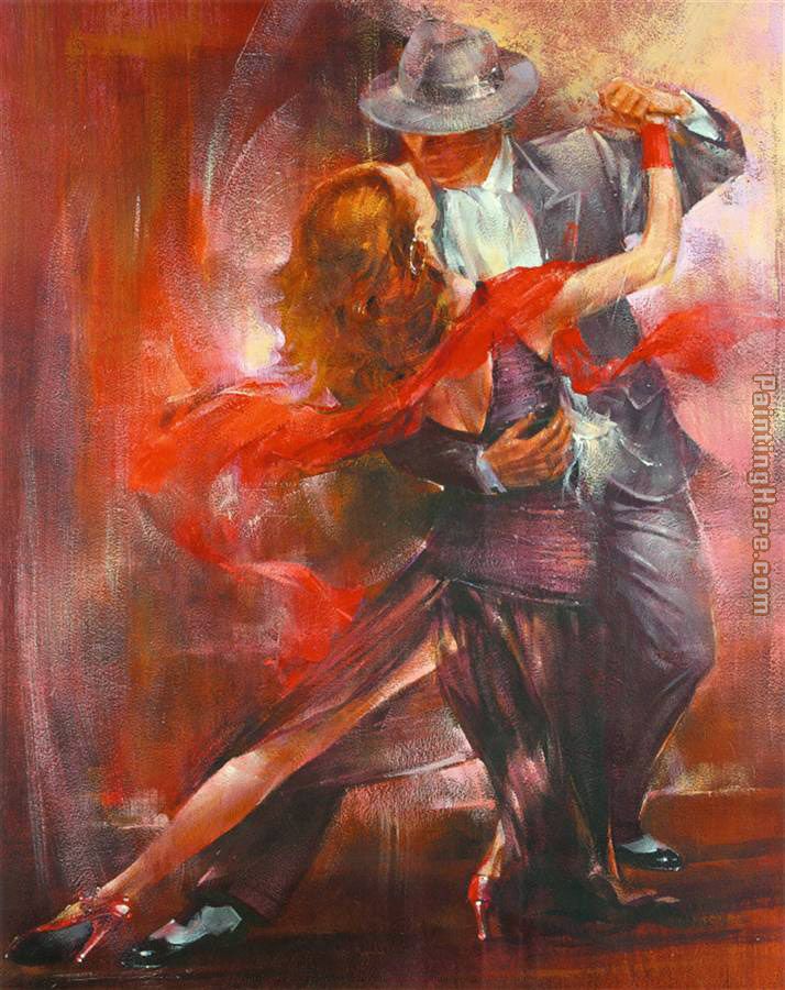 Tango Argentino I painting - Pedro Alvarez Tango Argentino I art painting